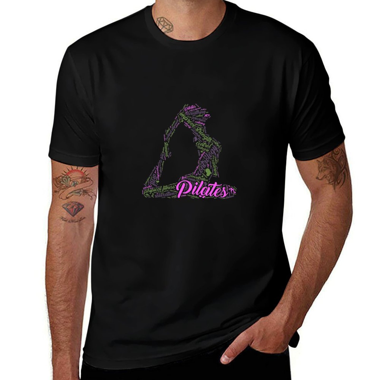 Pilates Yoga Classes - Camiseta Divertida para Mujer con Diseño