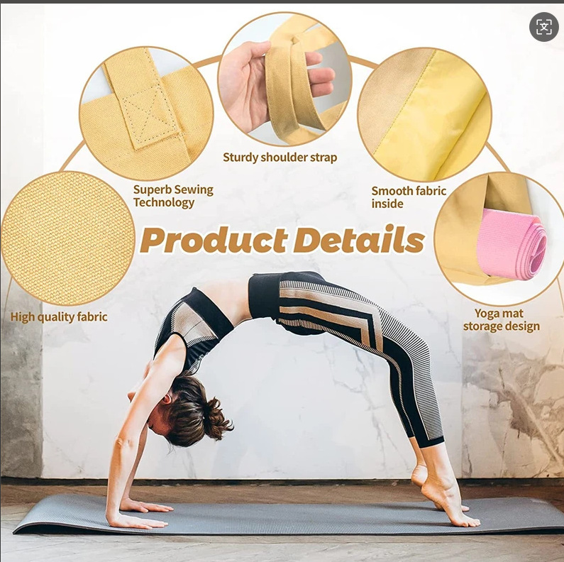 Bolsa de yoga multiusos, bolsa - Mat Pilates Yoga reseña y precio