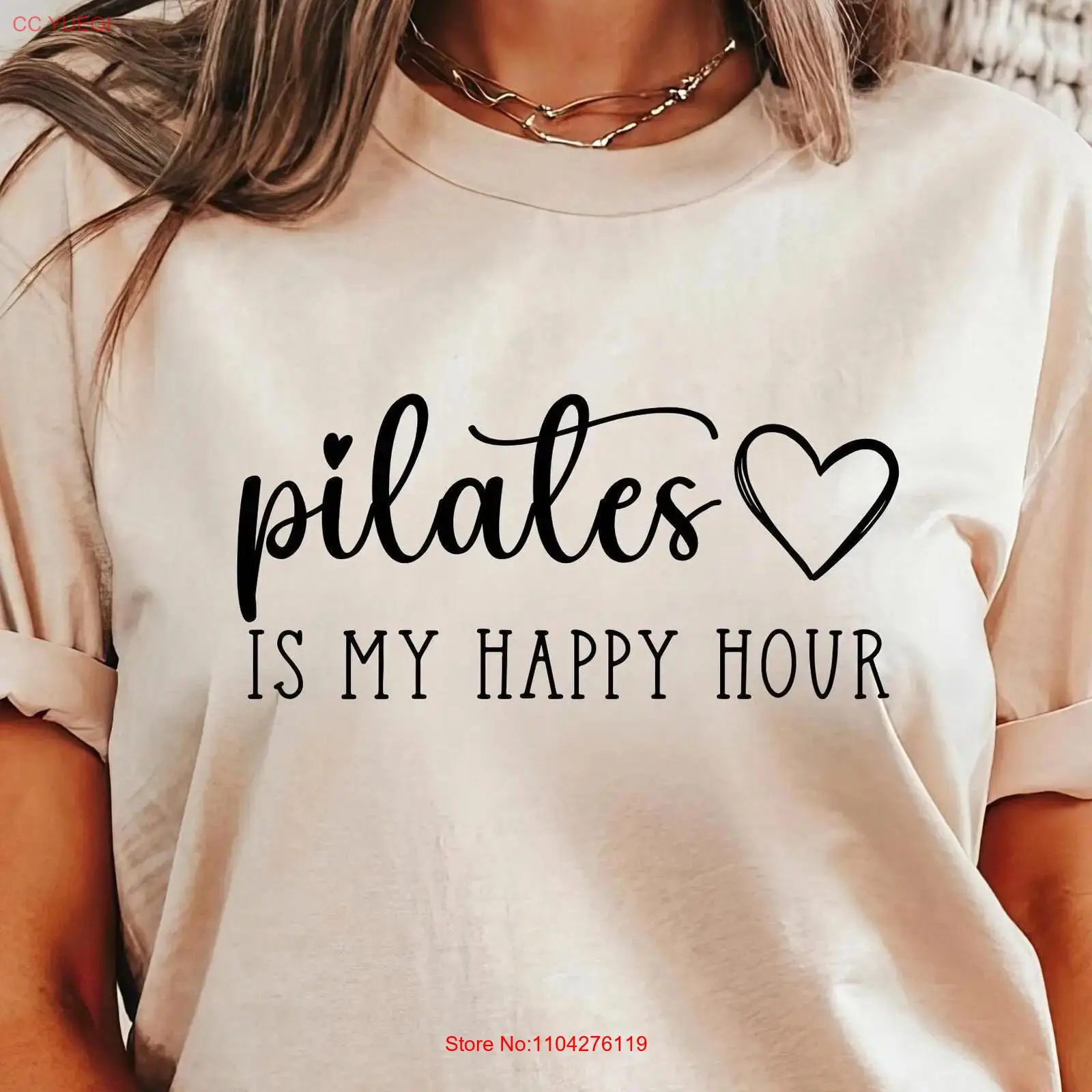 Camiseta Pilates: Mi hora feli - Pilates Yoga Instructor reseña y precio