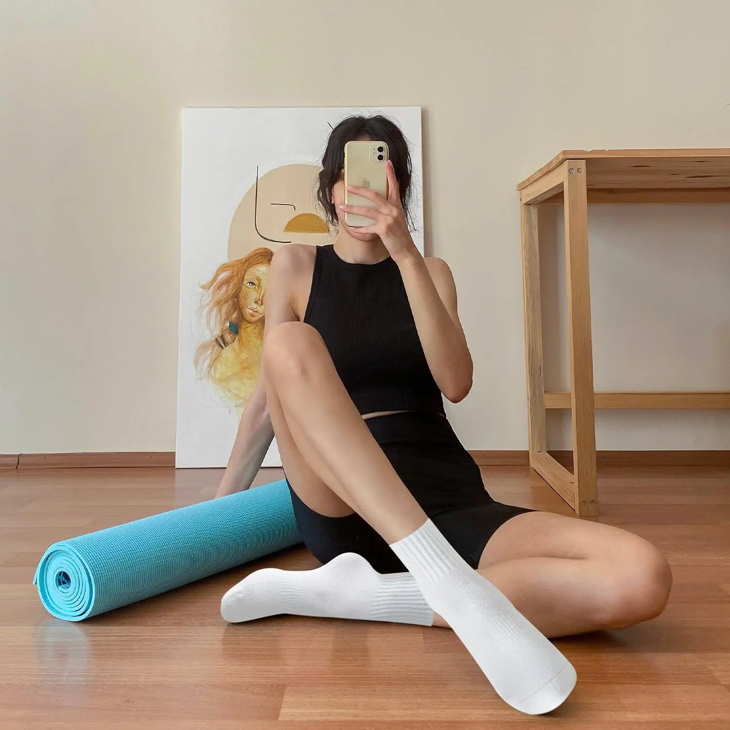 4 pares de calcetines de yoga  - Pilates Yoga Ballet reseña y precio