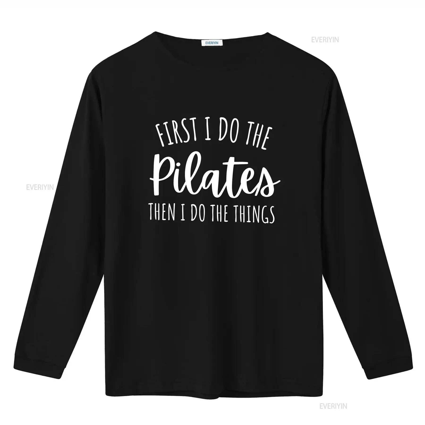 Camiseta First I Do Pilates Th - Pilates Yoga Instructor reseña y precio