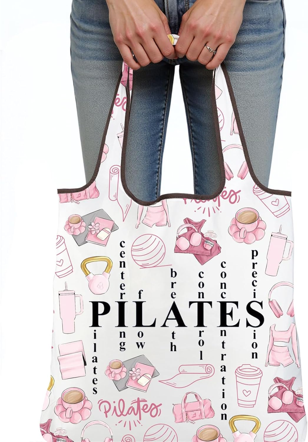 Bolsa de Pilates Rosa, Regalos - Pilates Yoga Instructor reseña y precio