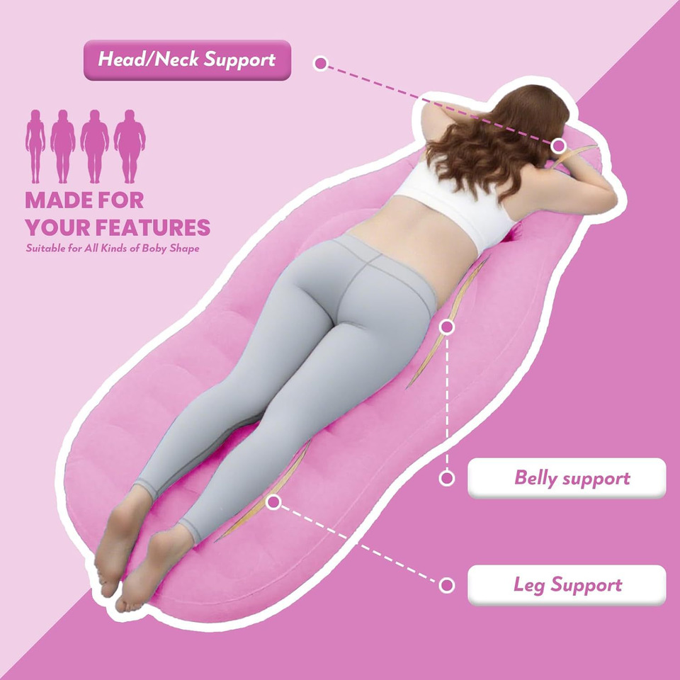 Almohada inflable para embaraz - Mat Pilates Yoga reseña y precio