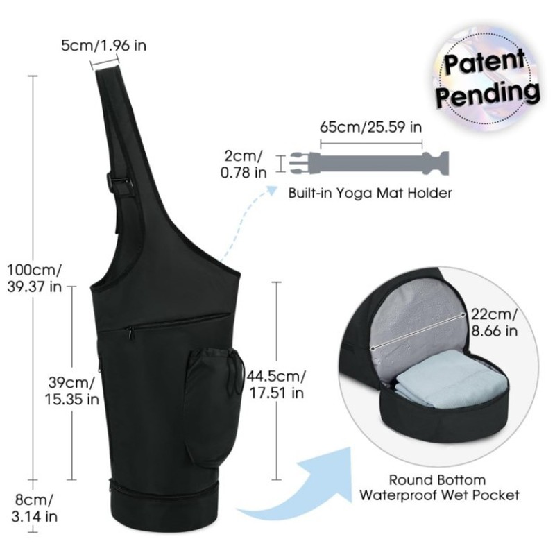 Bolsa de transporte para ester - Yoga Mat Bag Carrier reseña y precio