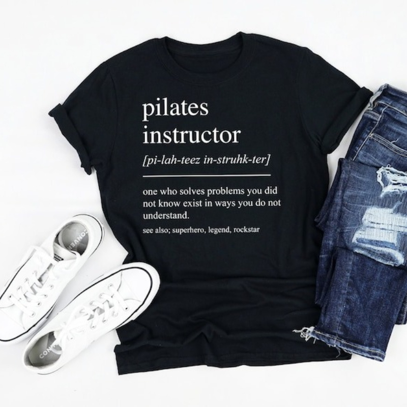 Camiseta de algodón para Instr - Pilates Yoga Instructor reseña y precio