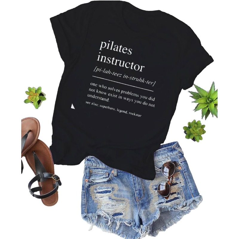 Camiseta de algodón para Instr - Pilates Yoga Instructor reseña y precio