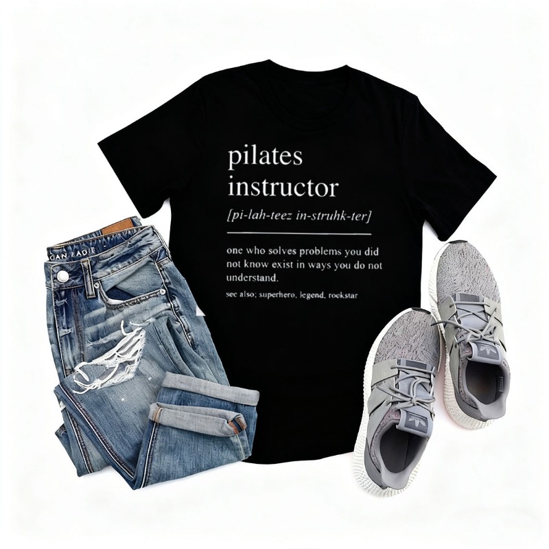 Camiseta de algodón para Instr - Pilates Yoga Instructor reseña y precio