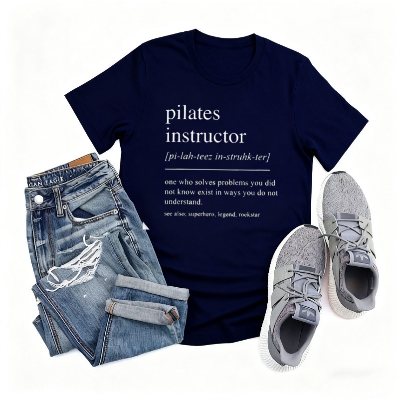 Camiseta de algodón para Instr - Pilates Yoga Instructor reseña y precio